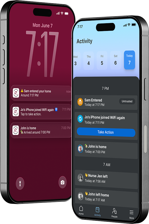The eSphere Home App Screens