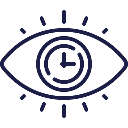 eye clock icon